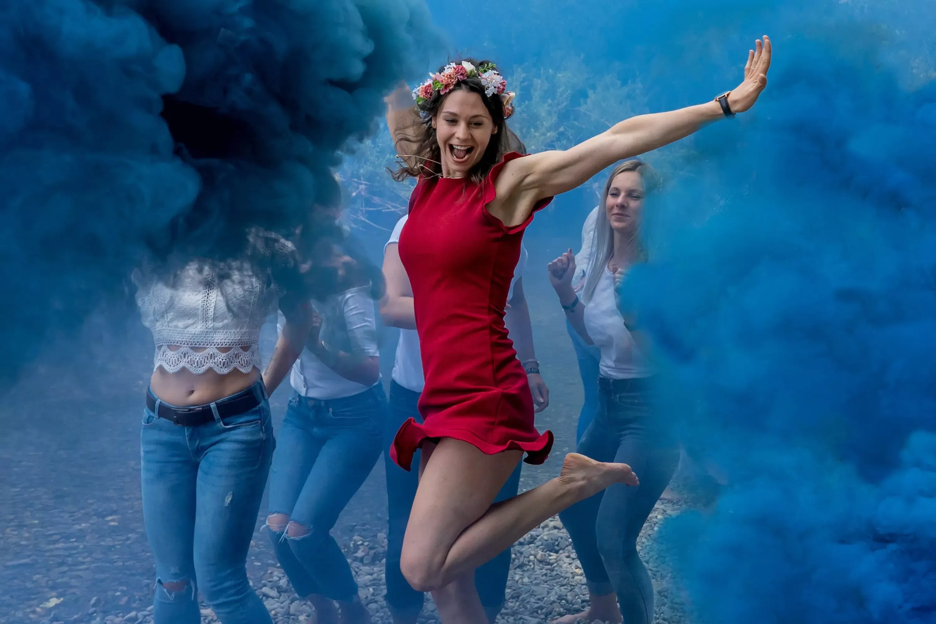 Junggesellinnenabschied Fotoshooting am Bodensee bei Lindau